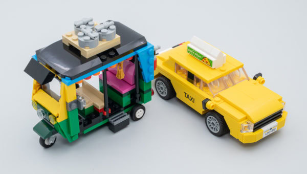 Review LEGO Creator 40468 Yellow Taxi 40469 Tuk tuk HOTH